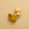 MINIKA - Jouets pour le bain, Baleine et pieuvre - Ocre et Sunset