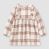 MILES THE LABEL - Robe en flanelle à carreaux cuivrés