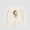 MILES THE LABEL - Haut en jersey de bouleau imprimé moutarde et corn dog