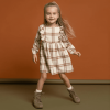 MILES THE LABEL - Robe en flanelle à carreaux cuivrés – Image 3