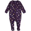 PETIT LEM - Imprimé Trick-or-Treat sur un dormeur violet foncé