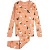 PETIT LEM - Ensemble pyjama à imprimé saison effrayante sur fleur de pommier
