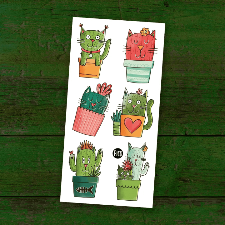 PICO TATOO - Les chats-cactus