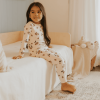 PETIT LEM - Ensemble pyjama rose pâle à imprimé de framboises – Image 2