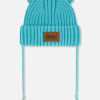 DEUX PAR DEUX - Tuque en tricot avec oreilles - Turquoise