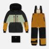 DEUX PAR DEUX - Habit de neige TEKNIK 2-pièces bloc de couleurs noir, sauge et épice