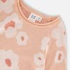 DEUX PAR DEUX - Robe en tricot jaquard rose pâle à fleurs rétro – Image 3
