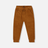 DEUX PAR DEUX - Pantalon coupe jogger en velours côtelé extensible brun caramel