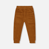 DEUX PAR DEUX - Pantalon coupe jogger en velours côtelé extensible brun caramel – Image 3