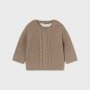 MAYORAL - Pull tressé bébé, Taupe