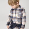 MAYORAL - Chemise à Carreaux, Marine et orange – Image 3