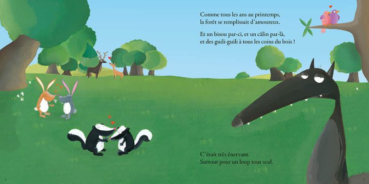 Auzou - Livre, Le loup qui cherchait une amoureuse (grand format) – Image 2