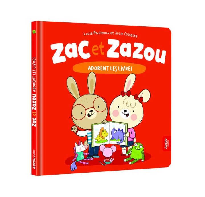 Auzou - Zac et Zazou, adorent les livres