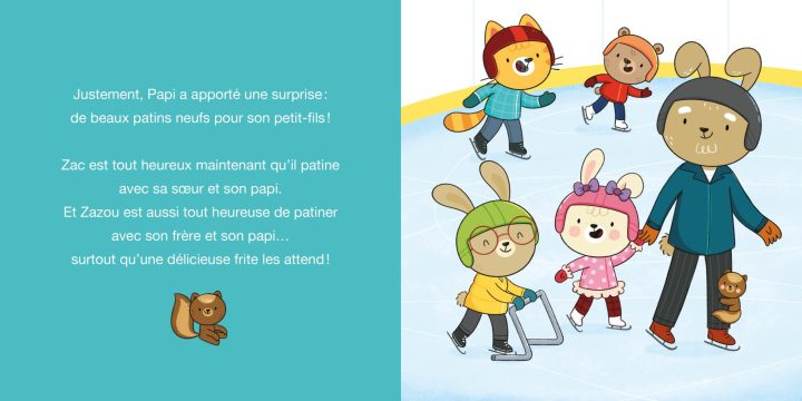 Auzou - Zac et Zazou, apprennent à patiner – Image 2