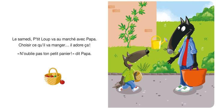 Auzou - Livre, P'tit loup va au marché – Image 2