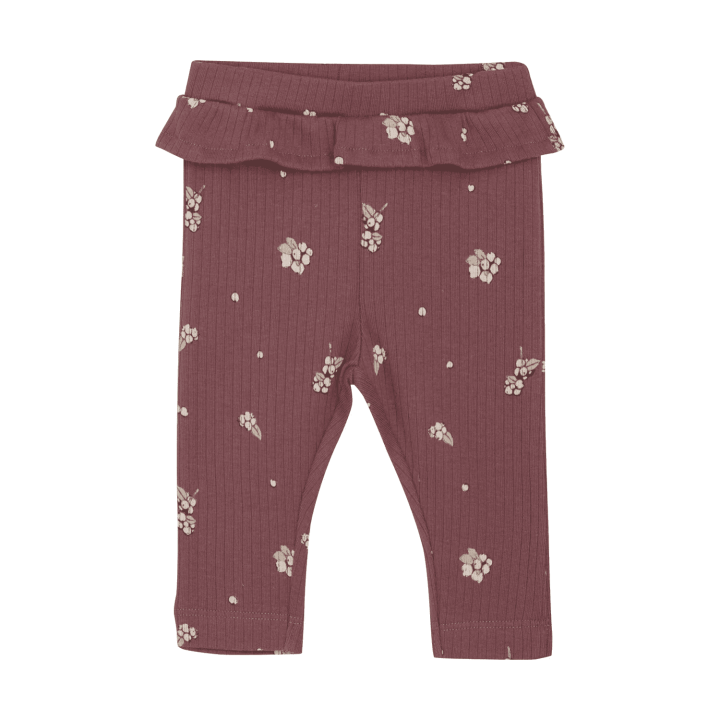 FIXONI - Legging côtelé - Prune