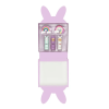 INUWET - Coffret lapin - 3 baumes et 2 barrettes – Image 2