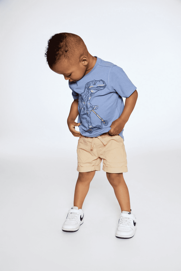 DEUX PAR DEUX - Short en sergé extensible pour bébé, Beige – Image 4