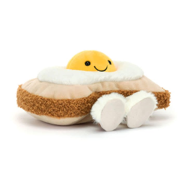 JELLYCAT - Oeuf sur pain grillé - Amuseables Egglantine Egg On Toast