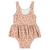 PETIT LEM - Maillot de bain à jupe rose à imprimés marguerites – Image 2