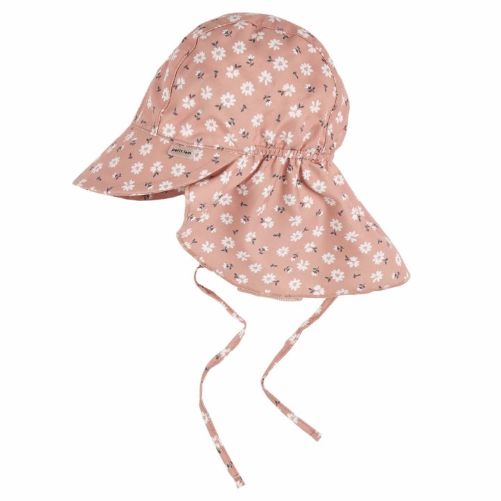 PETIT LEM - Chapeau à oreillettes à imprimés marguerites