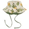 PETIT LEM - Chapeau de soleil réversible à imprimés d'agrumes