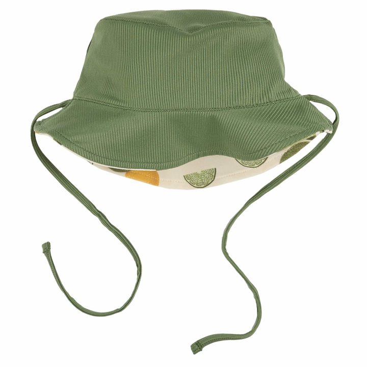 PETIT LEM - Chapeau de soleil réversible à imprimés d'agrumes – Image 2