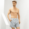 PETIT LEM - Short de bain à rayures bleu pour homme – Image 3