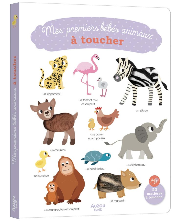 Auzou - Mes premiers bébés animaux à toucher