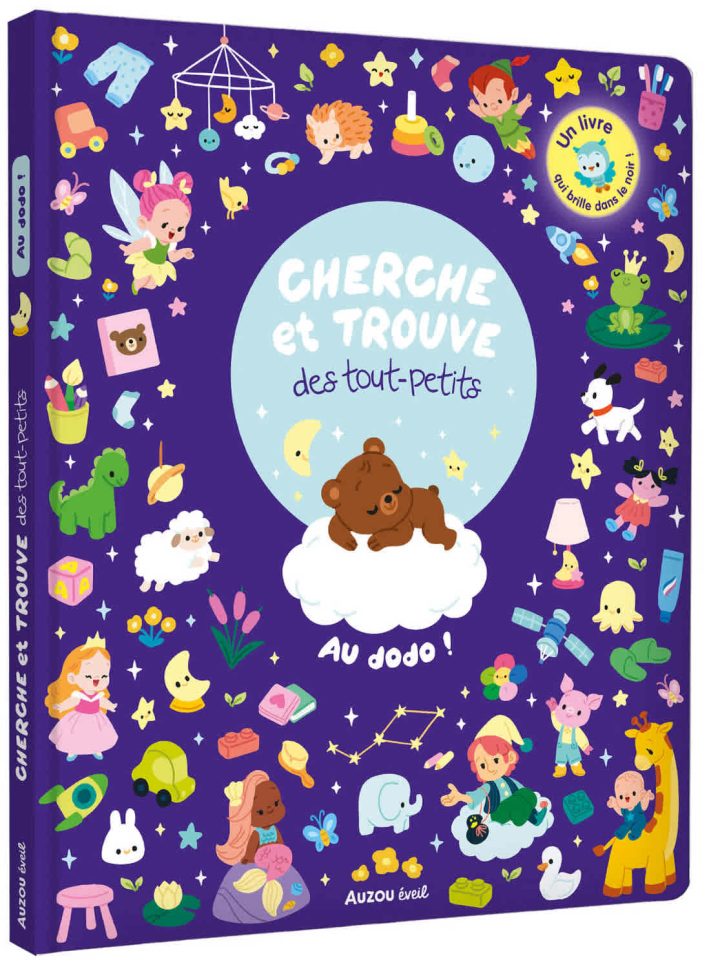 Auzou - Livre Cherche et Trouve des Tout-petits, Au dodo !
