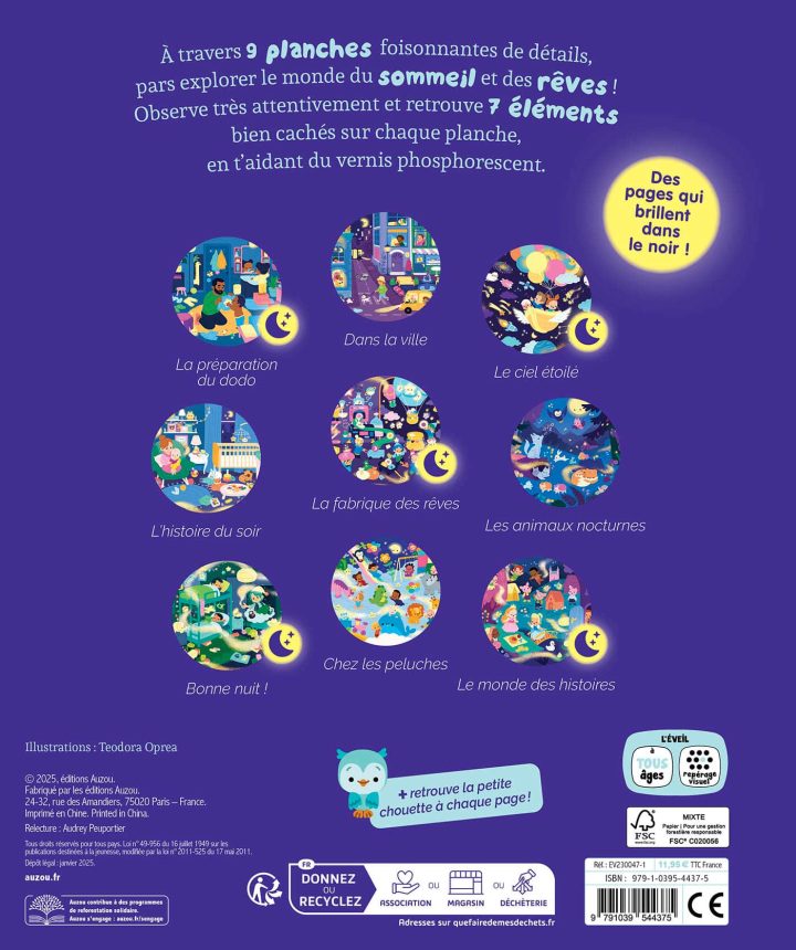 Auzou - Livre Cherche et Trouve des Tout-petits, Au dodo ! – Image 2