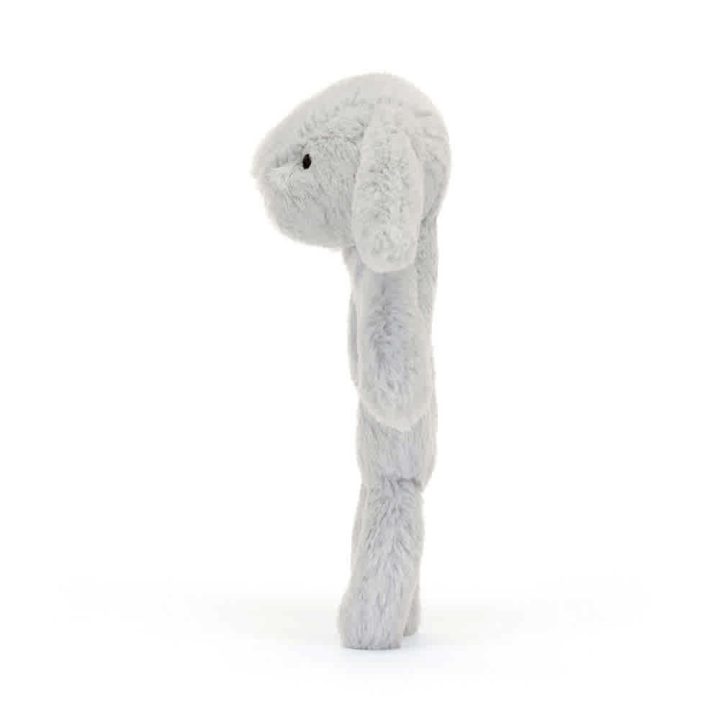 JELLYCAT - Hochet lapin gris  6" – Image 2