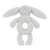 JELLYCAT - Hochet lapin gris  6" – Image 3