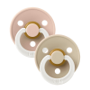 BIBS - Paquet de 2 Suces de nuit (anatomique), Blush/ Vanille