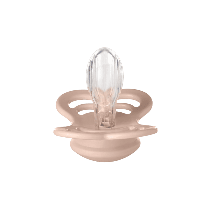 BIBS – Paquet de 2 Suces Suprême en silicone (Symétrique), Ivoire/blush – Image 2